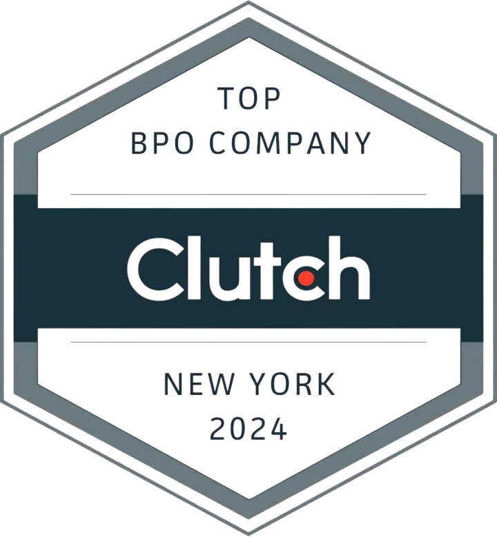Clutch award - Top BPO Company New York 2024