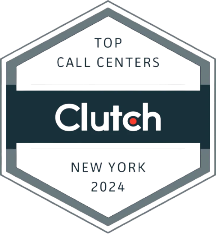 Clutch award - Top Call Centers New York 2024
