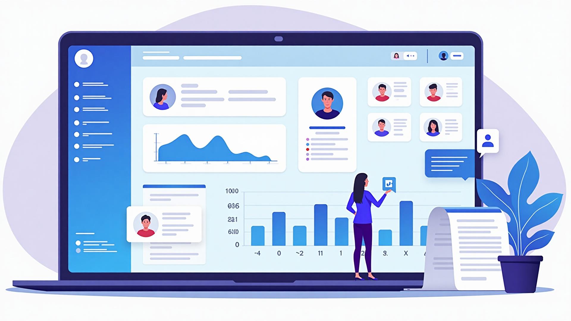 AI-powered resume screening platform dashboard showing candidate analysis and matching