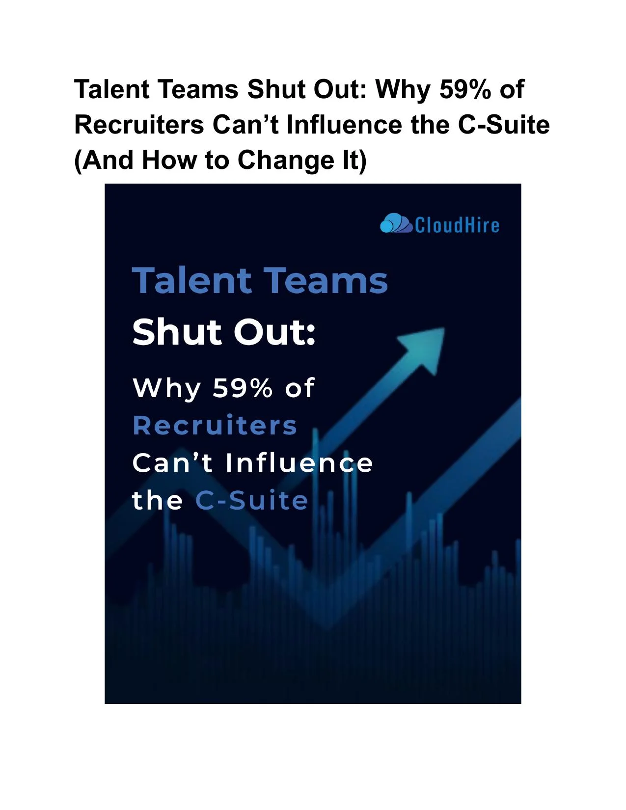Talent Teams Shut Out cover
