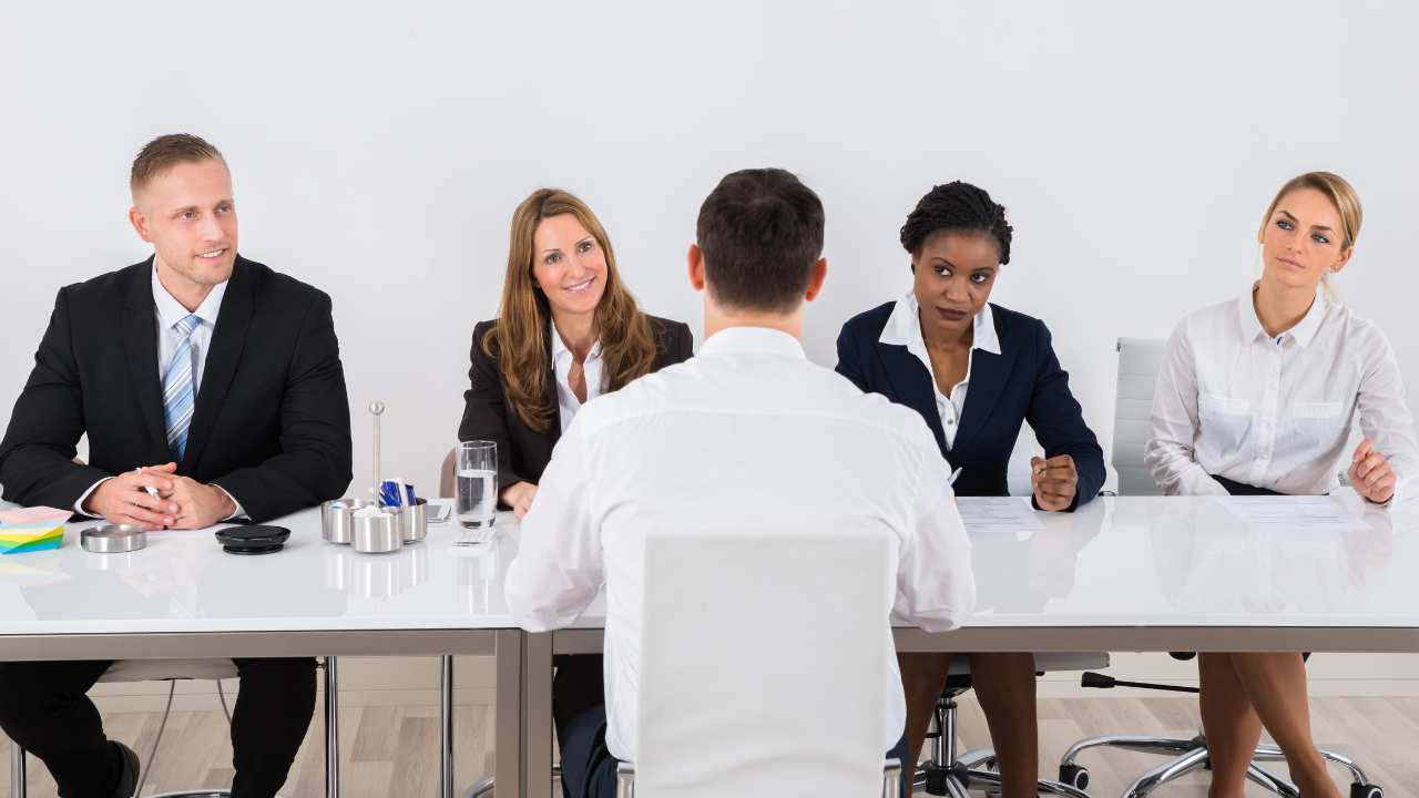 Conduct interviews with candidates