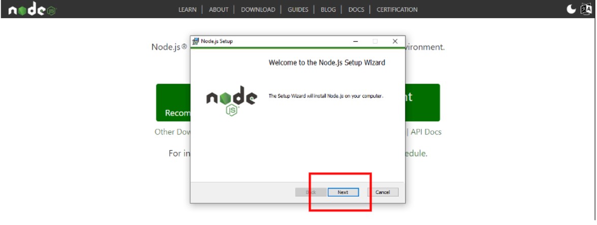 Install node.js and npm