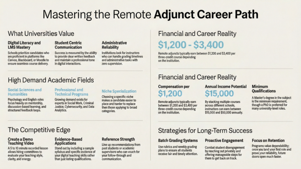 remote adjunct professor jobs