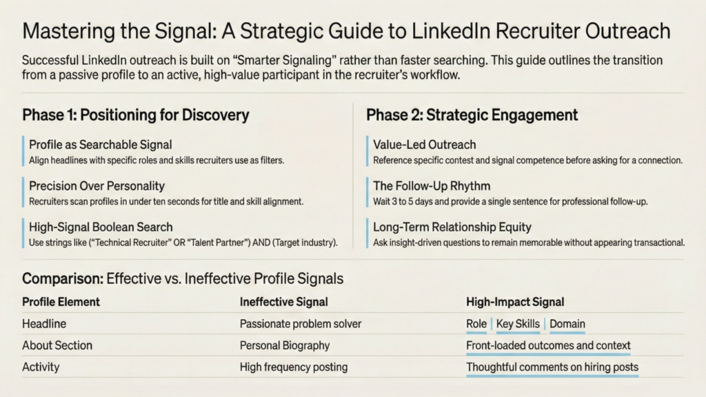 how to find recruiters on linkedIn