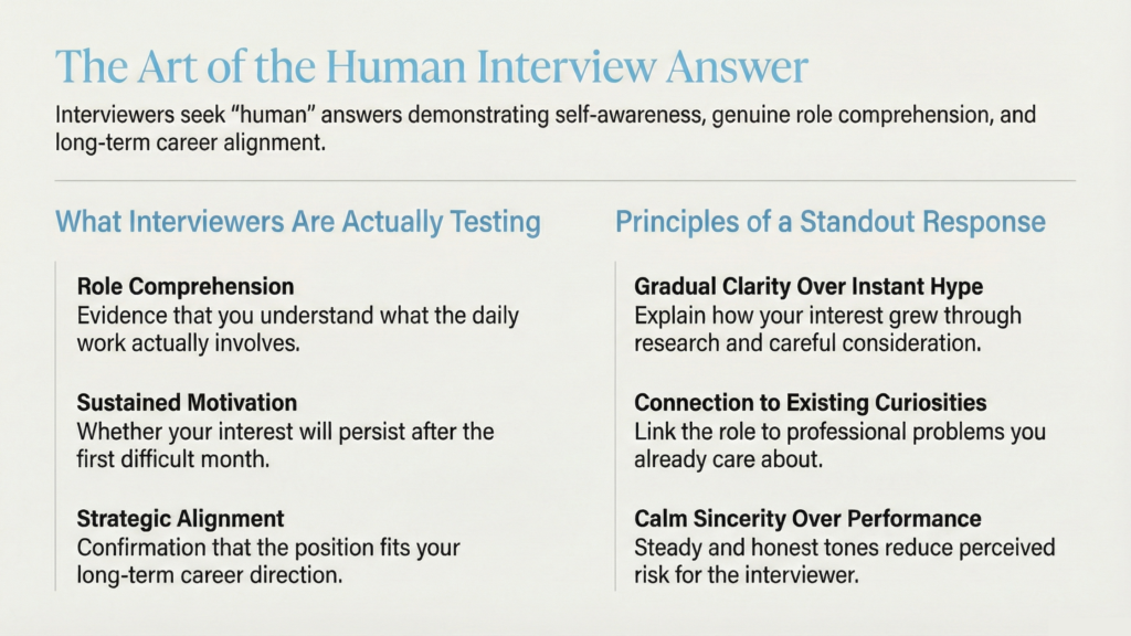 why are u interested in this job