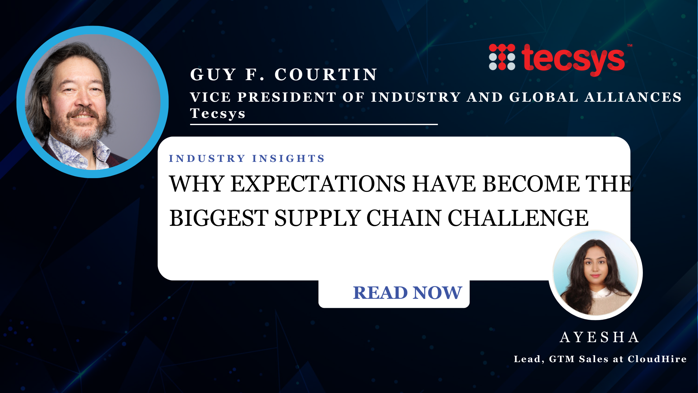 Guy F. Courtin Why Expectations Have Become the Biggest Supply Chain Challenge